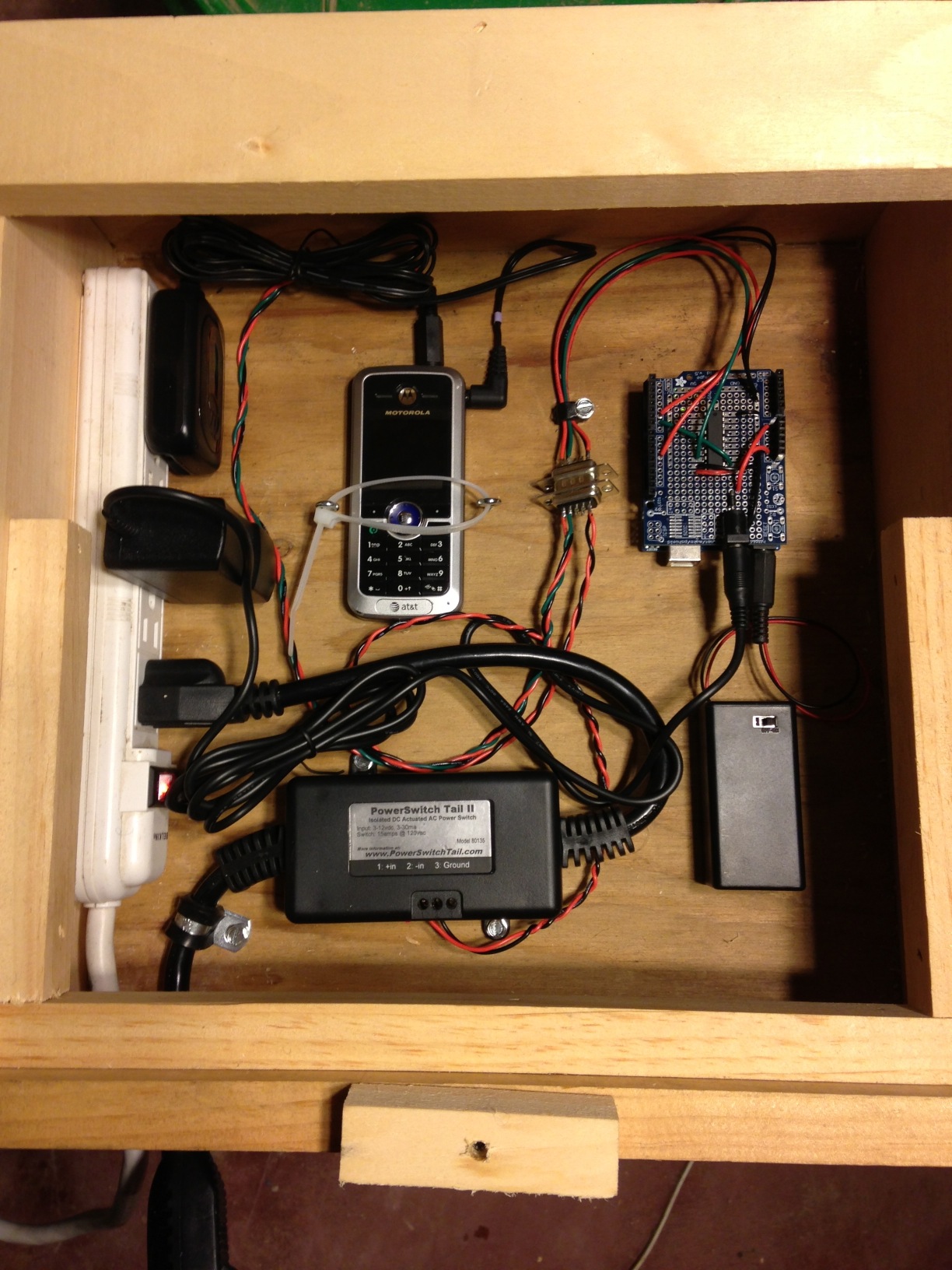 Completed Rover Arduino Rover in DIY enclosure