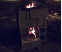 image of rocket stove